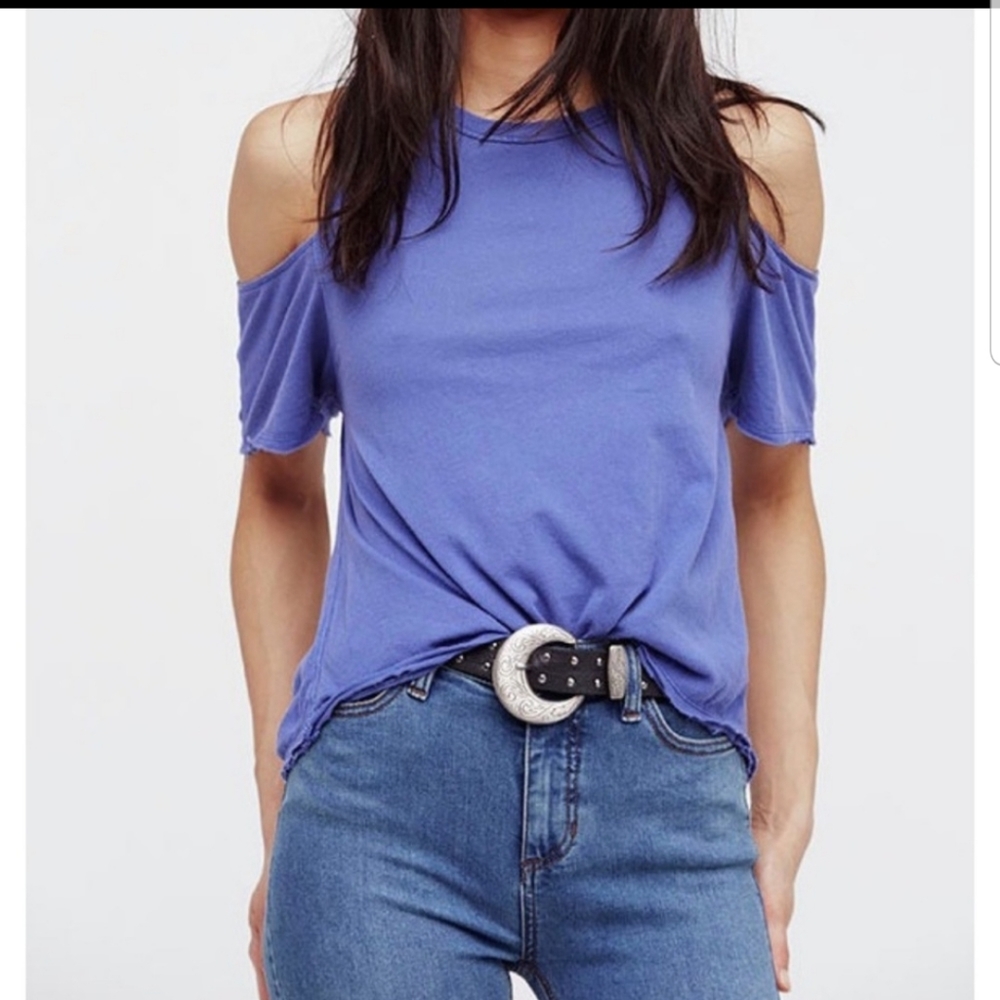 Anthropologie Cold Shoulder Top